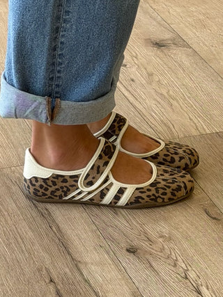 Leopard Mary Jane Sneakers