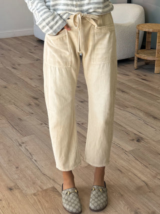 Highland Drawstring Pants | Bone