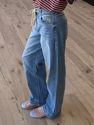 Mykel Drawstring Jeans | +Plus Available