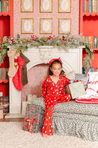 Kids Night Before Christmas Buttoned Set | Unisex | Tiny Talulah
