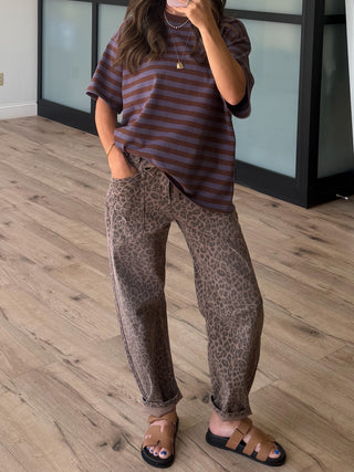 Lioness Drawstring Barrel Pants | +Plus Available