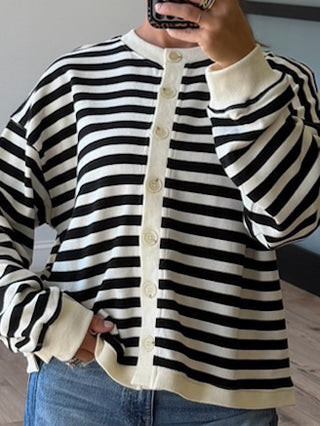 Shadow Dune Button Top