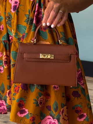 Colette Mini Handbag | Toffee