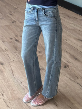 Sud Raw Hem Barrel Jeans | RESTOCK