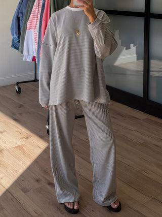 Just Lounging Knit Pullover | Grey | RESTOCK