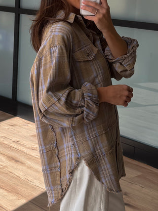 Vintage Flannel Button-Down | Sage | +Plus Available | RESTOCK