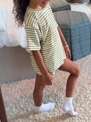 Tiny Jovi Ribbed Knit Set | Mellow Yellow