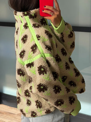 Sublime Flowers Teddy Jacket