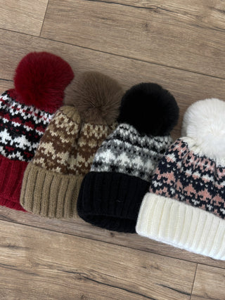 Polar Knit Pom Beanie | 4 Colors Available