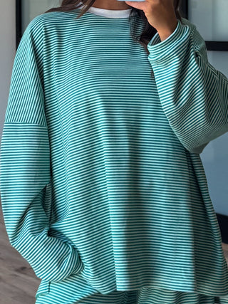 Just Lounging Knit Pullover | Jade