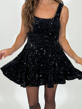 Music City Sequin Flare Dress | FINAL SALE