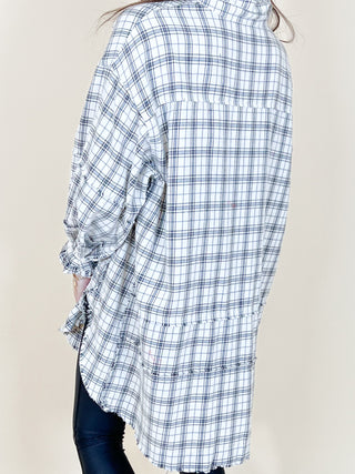 Stone Cliff Plaid Tunic | Natural | +Plus Available | RESTOCK