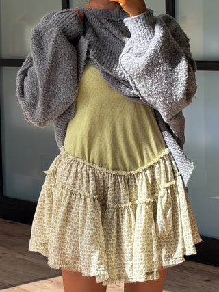 Sutton Knit Tiered Dress | Sage