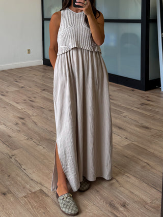 Morning Fog Layered Dress