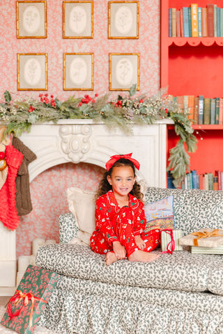 Kids Night Before Christmas Buttoned Set | Unisex | Tiny Talulah