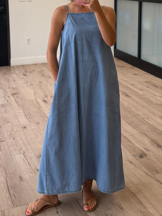 Hope Chambray Shift Dress
