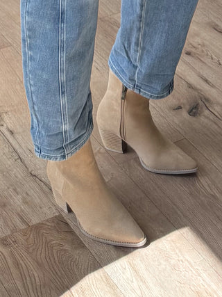 Vita Faux Suede Bootie