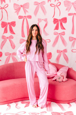 At Your Leisure Lounge Pants | Bubblegum