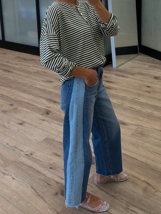 Dockside Button-Front Top | Forest