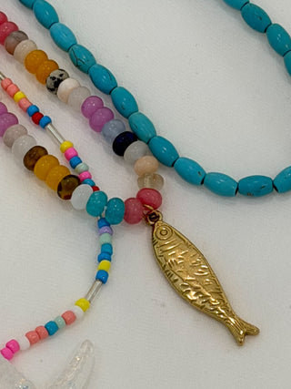 Catch Of The Day Beaded Necklace