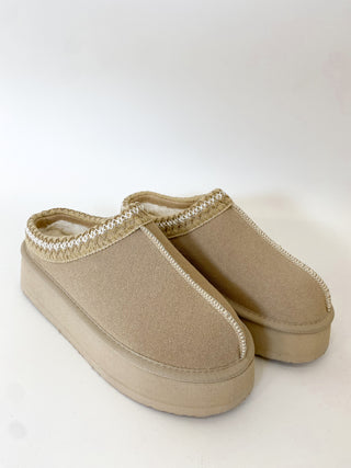 Tazza Platform Slide | Sand | RESTOCK