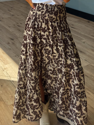 Falling Leaves Tiered Skirt | +Plus Available | RESTOCK