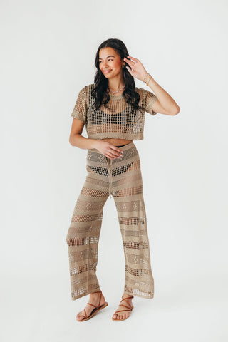 Vieste Crochet Knit Pants