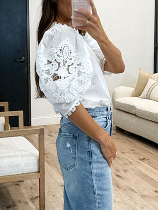 Fiona Blouse | White | FINAL SALE