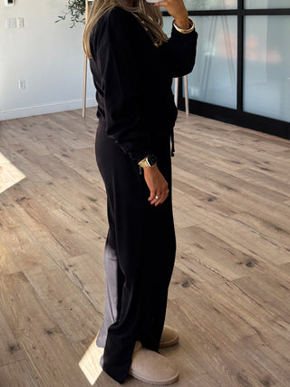 At Your Leisure Lounge Pants | Black | RESTOCK