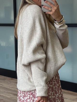 Dublin Dolman Sweater | Oatmeal | +Plus Available