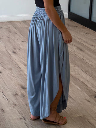 Pure Soul Tulip Pants | Dusty Blue