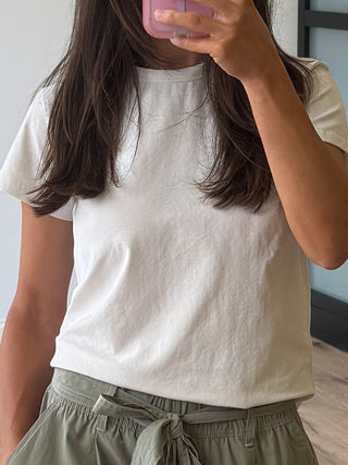 Maisie Vintage Tee | Bone | RESTOCK