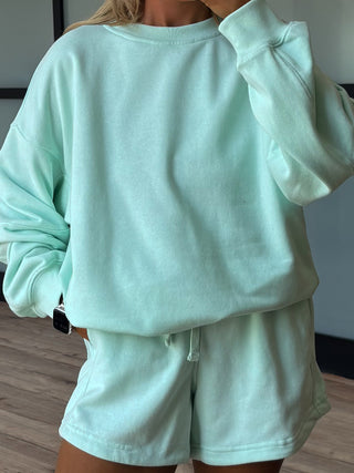 Streetside Oversized Pullover | Mint
