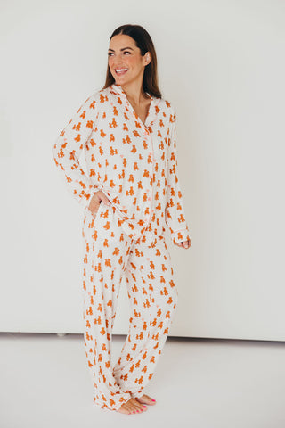 Love You Beary Much Pajama Set | Pink | +Plus Available