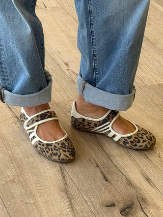 Leopard Mary Jane Sneakers