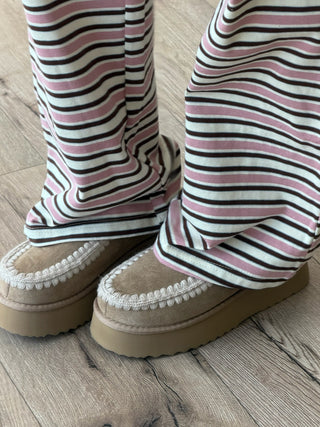 Oslo Shearling Platform Clogs