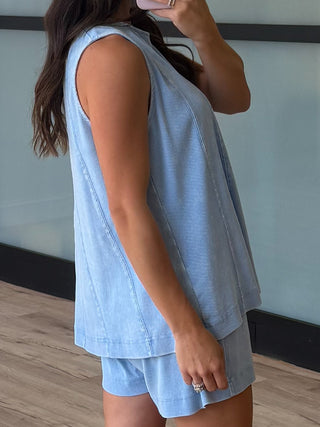 Drift Two Piece Set | Sky Blue