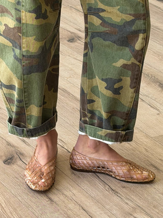 Jelly Mesh Ballet Flats | Natural | RESTOCK