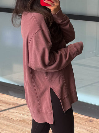 Highland Long Sleeve Top | Mauve