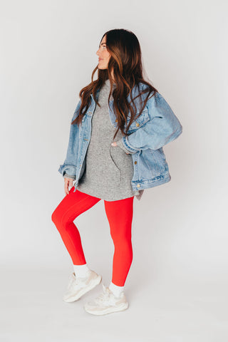 Butter Soft Leggings 2.0 | Red | +Plus Available