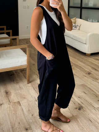 Hendrix Relaxed Jumpsuit | Black