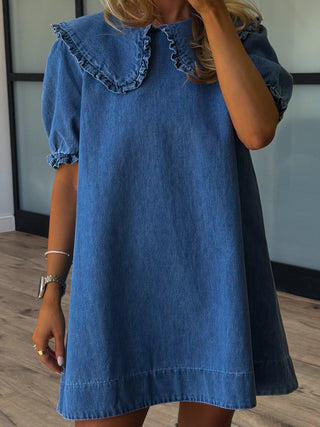 Denim Darling Collared Dress