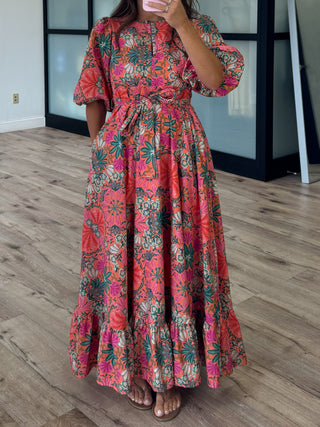 Fleur de Lune Flounce Dress
