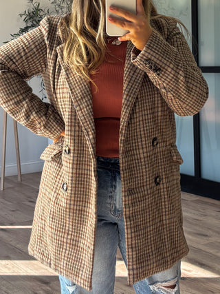 Milani Plaid Blazer