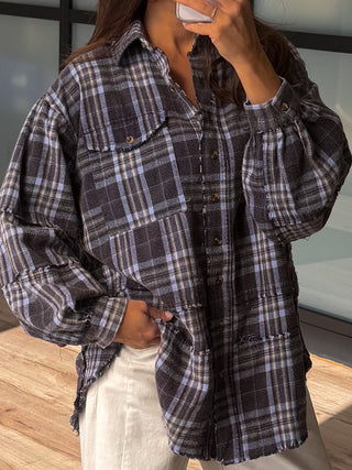 Vintage Flannel Button-Down | Midnight | +Plus Available | RESTOCK
