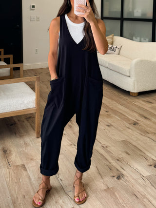 Hendrix Relaxed Jumpsuit | Black