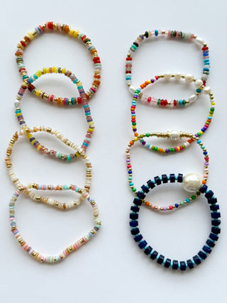 Stacking Dainty Beaded Bracelets | 8 Colors Available