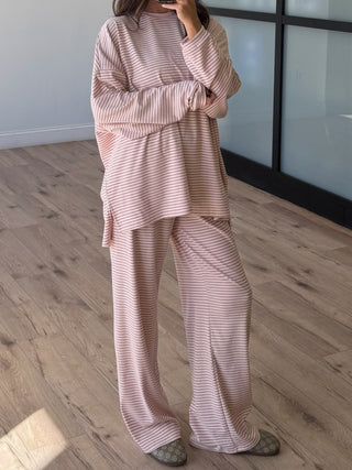 Another Day Brush Knit Pullover | Peony