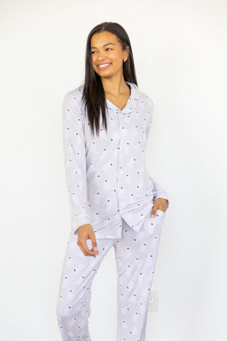 Hey Boo Pajama Set | Stone | +Plus Available | FINAL SALE