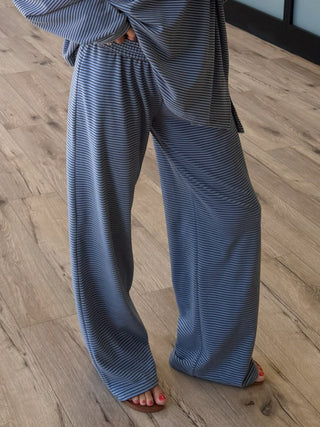 Just Lounging Brush Knit Pants | Lagoon | RESTOCK